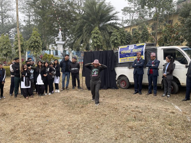 Drama-Presentation-by-Parivartan-Theater-about-the-Drugs-Addiction-5-Kakarvitta Multiple Campus