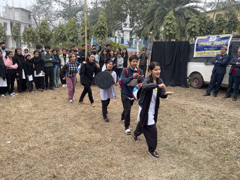 Drama-Presentation-by-Parivartan-Theater-about-the-Drugs-Addiction-6-Kakarvitta Multiple Campus