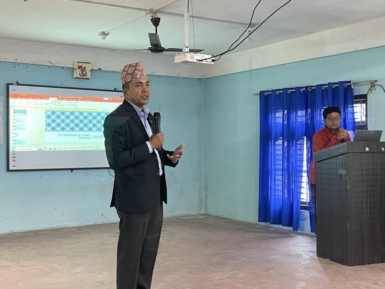 Interaction-about-The-Importance-of-Asking-Question-with-Mr.-Ujjwal-Prasai-12-Kakarvitta Multiple Campus