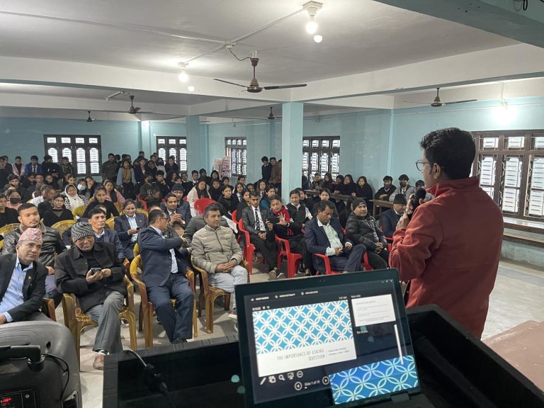 Interaction-about-The-Importance-of-Asking-Question-with-Mr.-Ujjwal-Prasai-25-Kakarvitta Multiple Campus