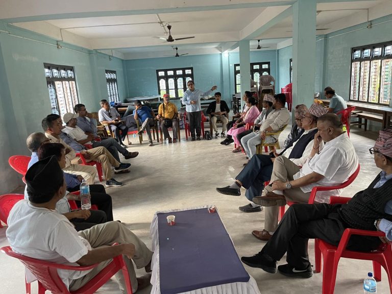 Meeting with Advisory Committee and Stakeholders Kakarvitta Multiple Campus 30