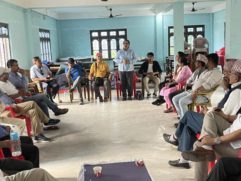 Meeting with Advisory Committee and Stakeholders Kakarvitta Multiple Campus 31