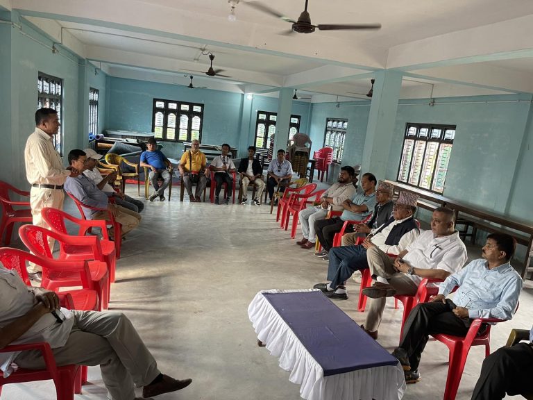 Meeting with Advisory Committee and Stakeholders Kakarvitta Multiple Campus 8