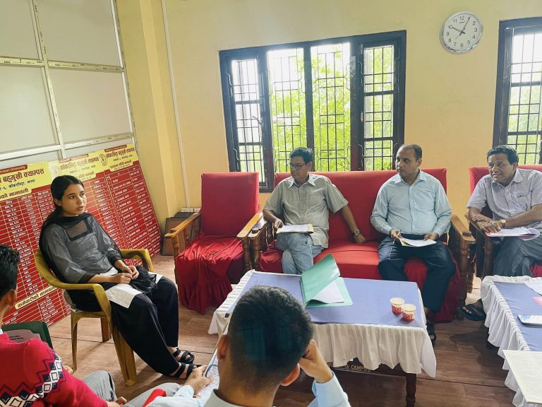 Scholarship Interview 2080 of B.B.S. B. Ed. 1st Year Kakarvitta Multiple Campus 12