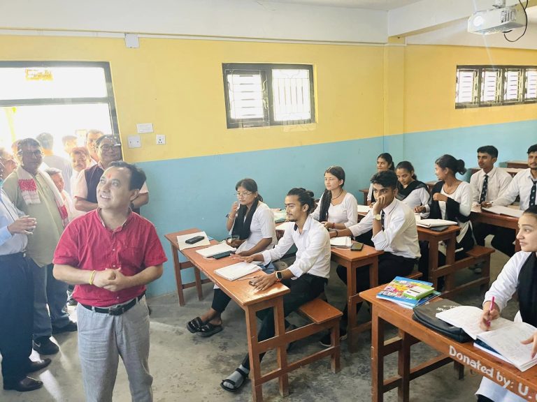 MP Bishwa Prakash Sharma MLA Gopal Tamang visits Kakavitta Multiple Campus 11