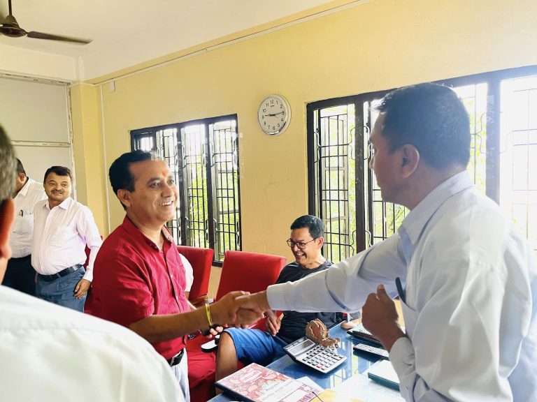 MP Bishwa Prakash Sharma MLA Gopal Tamang visits Kakavitta Multiple Campus 17