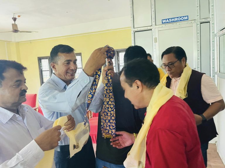 MP Bishwa Prakash Sharma MLA Gopal Tamang visits Kakavitta Multiple Campus 30