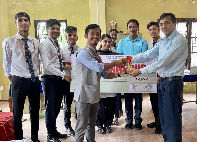 KMC able to get Runnerup Position in Futsal Tournament
