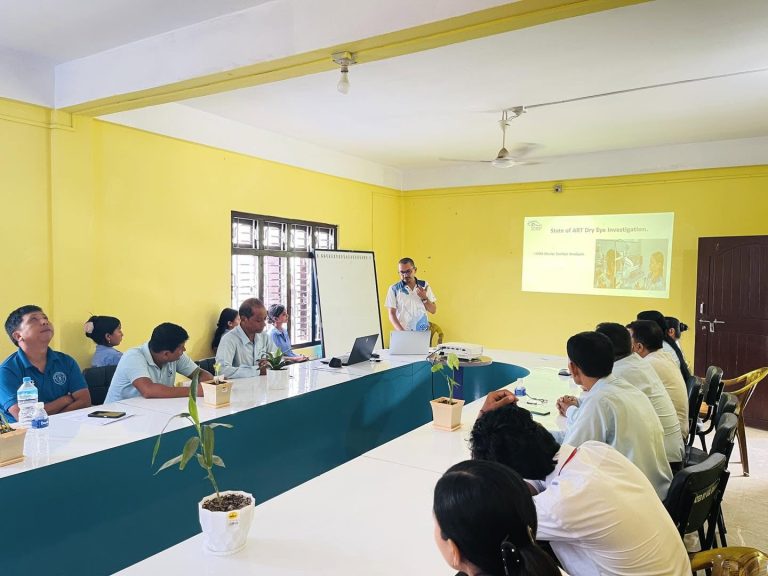 Kakarvitta Multiple Campus Hosts Eye Dryness Awareness and Screening Program with Mechi Netralaya